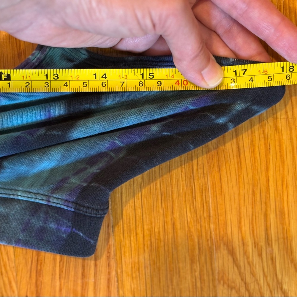 Amazing tie dye Blue Explosion Soft Cotton Sports Bra Size Small - Picture 3 of 3